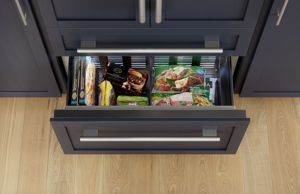 Freedom® Réfrigérateur combiné intégrable à portes françaises avec congélateur en bas 36'' Panel Ready T36IT100NP T36IT100NP-13