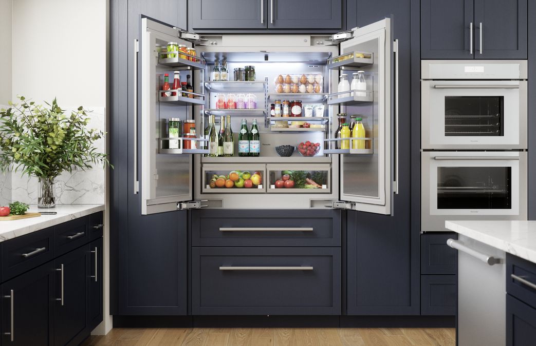 Freedom® Réfrigérateur combiné intégrable à portes françaises avec congélateur en bas Panel Ready T42IT100NP T42IT100NP-4