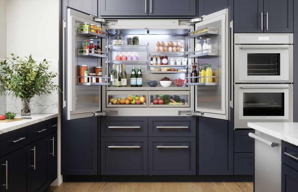 Freedom® Réfrigérateur combiné intégrable à portes françaises avec congélateur en bas Panel Ready T48IT100NP T48IT100NP-5