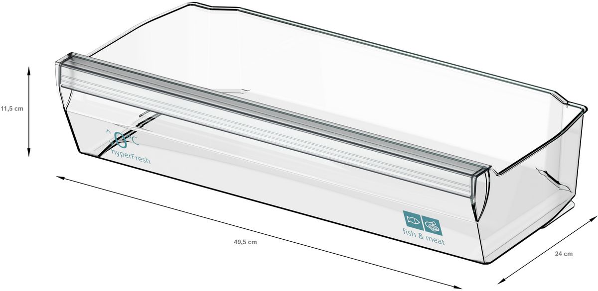 iQ500 Onderbouw koelkast 82 x 60 cm Vlakscharnier met softClose KU21RADE0 KU21RADE0-6