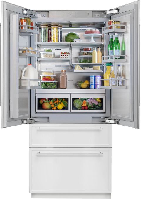Freedom® Réfrigérateur combiné intégrable à portes françaises avec congélateur en bas 36'' Panel Ready T36IT100NP T36IT100NP-4