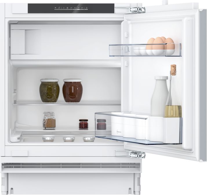 N 50 built-under fridge with freezer section 82 x 60 cm flat hinge KU2222FD0G KU2222FD0G-1