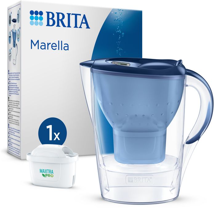 BRITA Wasserfilter-Kanne Marella blau 2,4 L 17008532 17008532-1