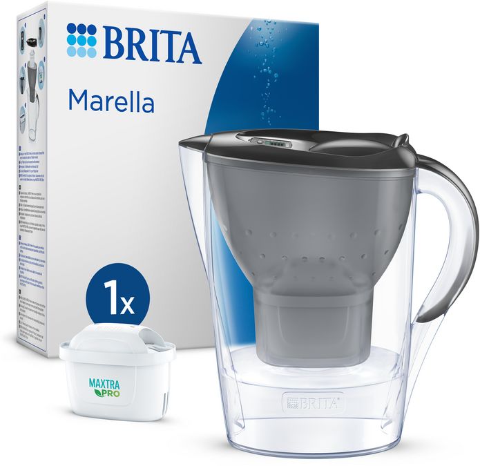 BRITA Wasserfilter-Kanne Marella graphit 2,4 L 17008533 17008533-1