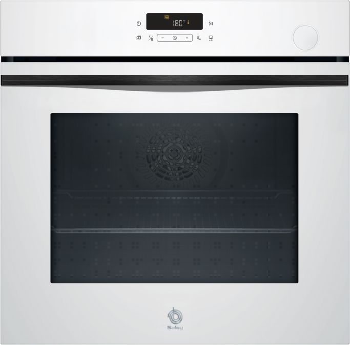 Horno con vapor 60 x 60 cm Cristal blanco 3HA5129B3 3HA5129B3-1