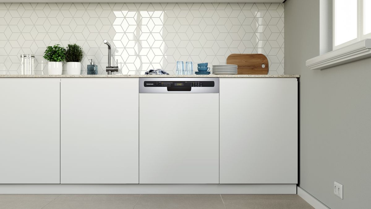 Teilintegrierter Geschirrspüler 60 cm Gebürsteter Stahl CG5IS03ITE CG5IS03ITE-2