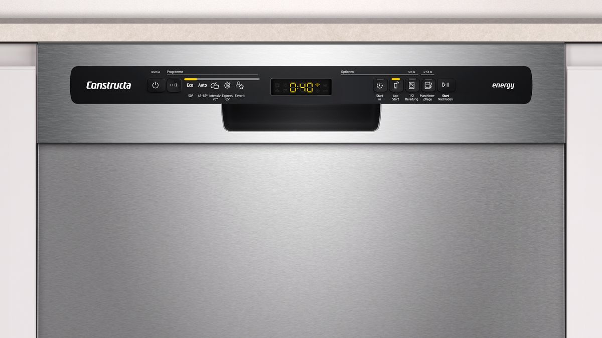 Unterbau-Geschirrspüler 60 cm Gebürsteter Stahl CG5US02ITD CG5US02ITD-3