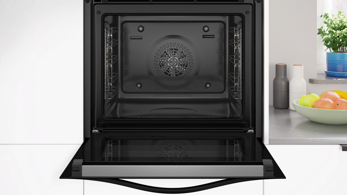Einbau-Backofen-Set CF4M28063 + CZ11TI15X0 Einbau-Backofen, Clip-Auszug CX53EZ01T CX53EZ01T-7