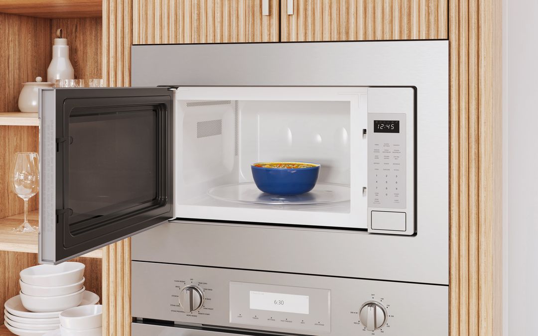 Masterpiece® Built-In Microwave 24'' Left Side Opening Door, Stainless Steel MBCS MBCS-8