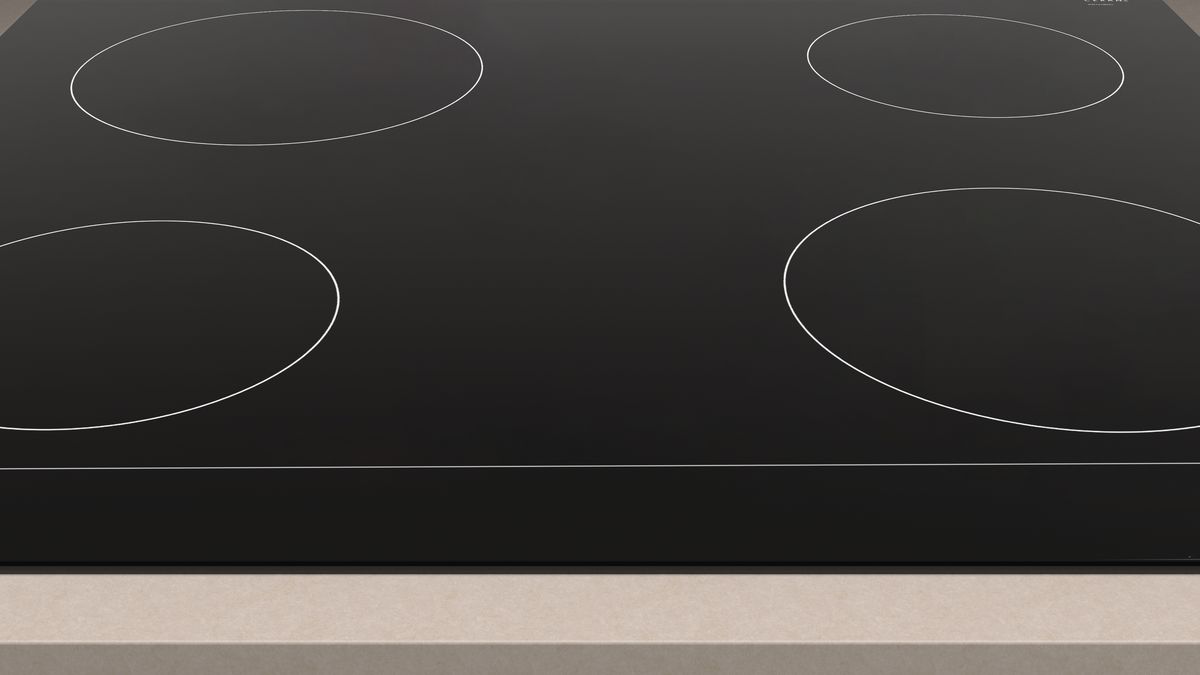Electric hob 60 cm control panel on the cooker, surface mount without frame JE26DH14 JE26DH14-2