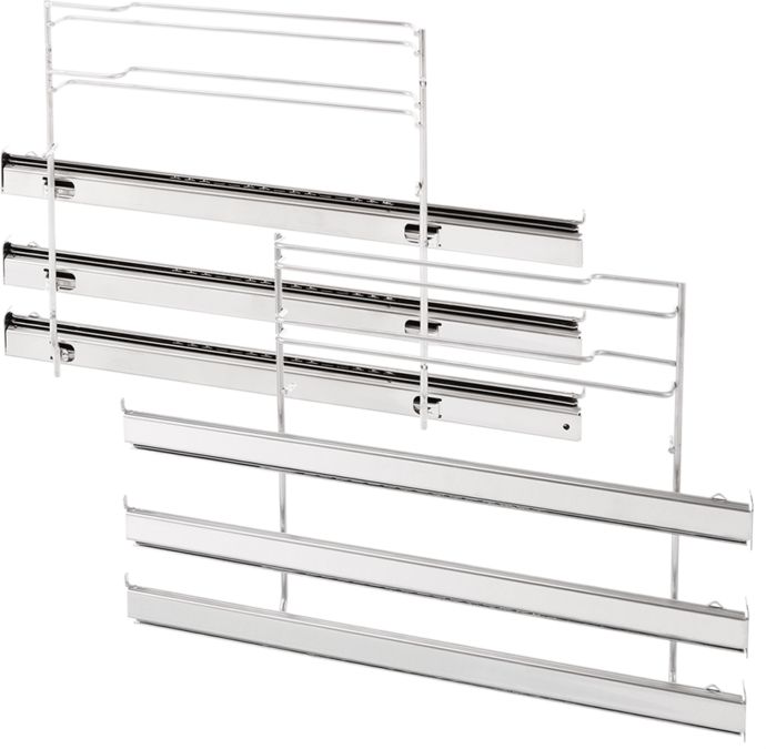 Teleskopauszug 3-fach Paar (links und rechts), nicht für pyrolyse 5/3 für 60 cm Geräte (Volldampf), Max. 15 kg 11005093 11005093-2