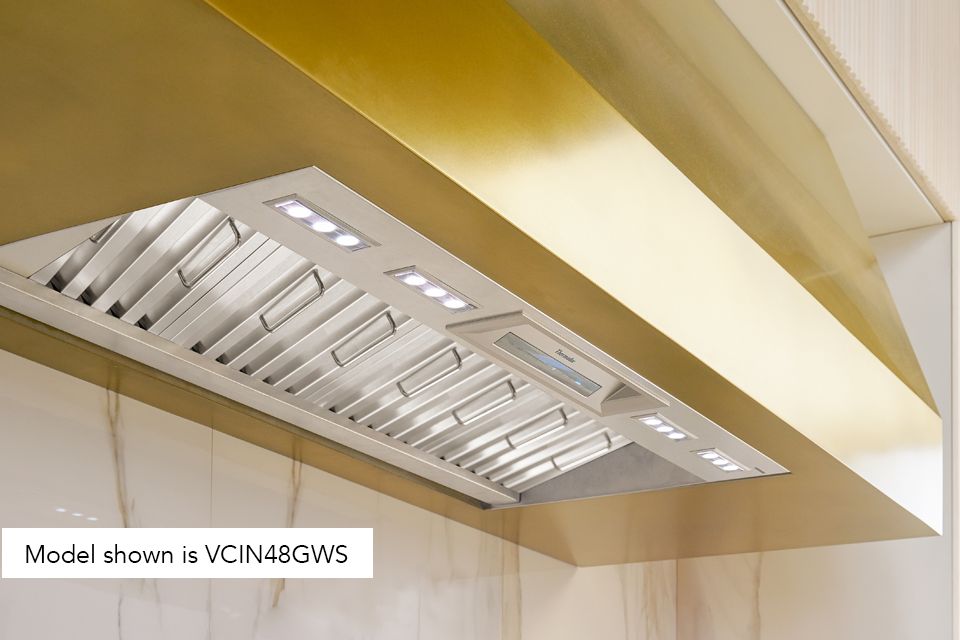 Professional Low-Profile Wall Hood 48'' Stainless Steel VCIN48GWS VCIN48GWS-2