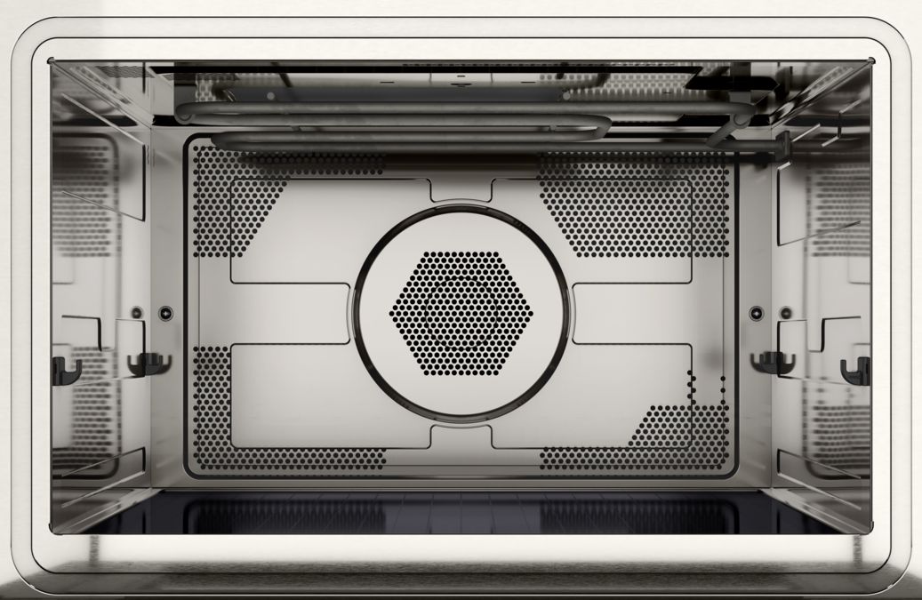 Horno compacto con microondas 60 x 45 cm Cristal blanco 3CW5179B3 3CW5179B3-3