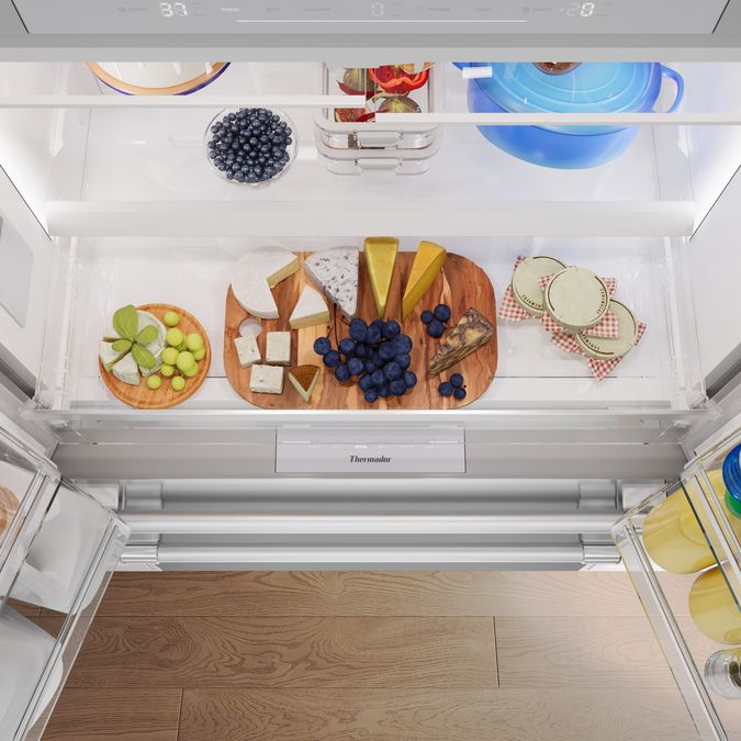 Freedom® Réfrigérateur à portes françaises congélateur en bas 36'' Professional Inox T36FL821NS T36FL821NS-11