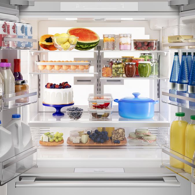 Freedom® Réfrigérateur à portes françaises congélateur en bas 36'' Masterpiece® Inox T36FL810NS T36FL810NS-8