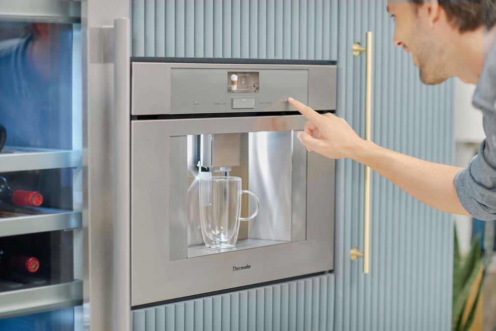 Machine à café tout automatique Acier inox, Réservoir d'eau amovible TCM24TS TCM24TS-5