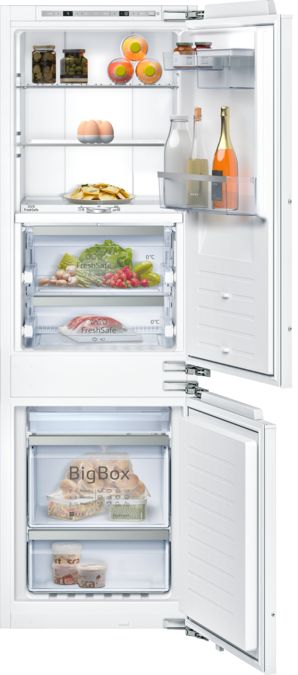 N 90 Built-in fridge-freezer with freezer at bottom 177.2 x 55.8 cm soft close flat hinge KI8865DE0 KI8865DE0-1