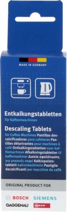 Avkalkningstabletter för kaffemaskin (18g) 00311864 00311864-4