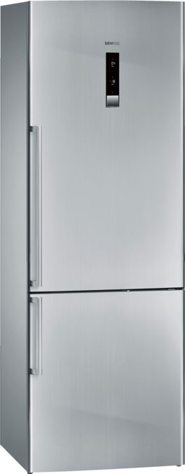 iQ500 noFrost, Kombinált hűtő / fagyasztó Nemesacél ajtók KG49NAI22 KG49NAI22-3