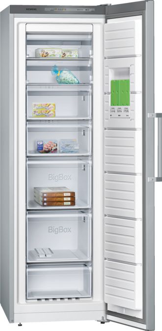 iQ300 free-standing freezer Inox-easyclean GS36NVI30G GS36NVI30G-1