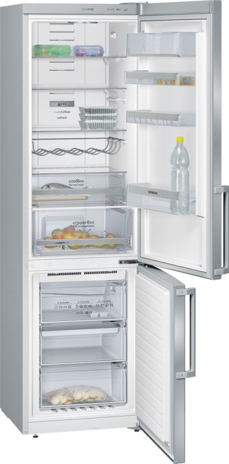 iQ300 Frigo-congelatore da libero posizionamento inoxDoor KG39NXI40 KG39NXI40-1