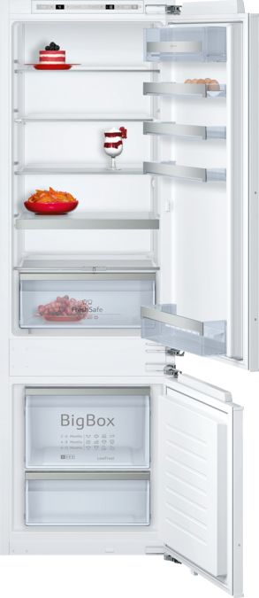 N 70 Built-in fridge-freezer with freezer at bottom 177.2 x 55.8 cm flat hinge KI6873F30G KI6873F30G-1