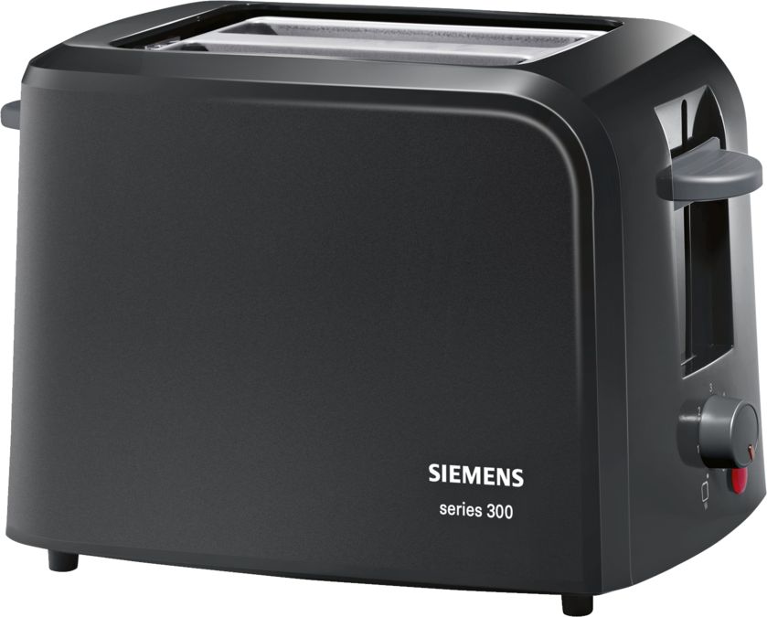 Compact toaster series 300 siyah TT3A0103 TT3A0103-1