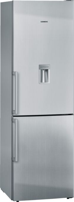iQ300 Réfrigérateur combiné pose-libre 60 cm, inox-easyclean KG36DVI30 KG36DVI30-3