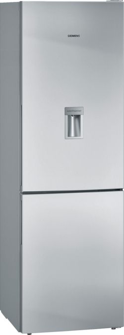 iQ500 Freistehende Kühl-Gefrier-Kombination mit Gefrierbereich unten 186 x 60 cm Edelstahl-Look KG36WXL30S KG36WXL30S-1