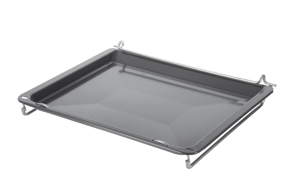 Baking tray enamelled, side removable For ovens Suitable for various models 00467829 00467829-2