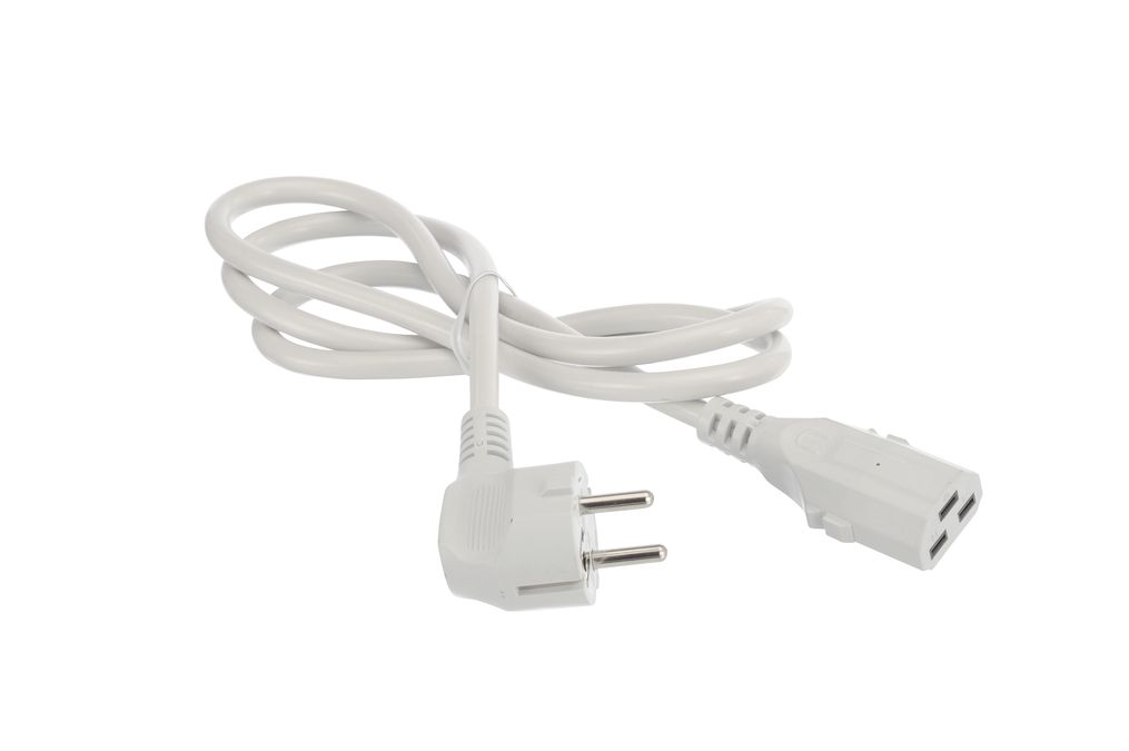 Anschlusskabel Kaltgerätestecker für Einbaubacköfen / Länge 1200 mm, grau Zubehör: Kaltgerätestecker 468235 / Länge 3000 mm, grau 00644825 00644825-2