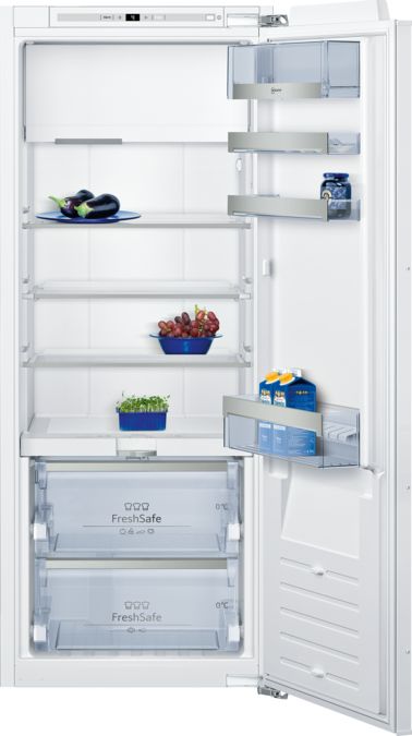 N 90 Einbau-Kühlschrank mit Gefrierfach 140 x 56 cm Flachscharnier mit Softeinzug KI8523D30 KI8523D30-1