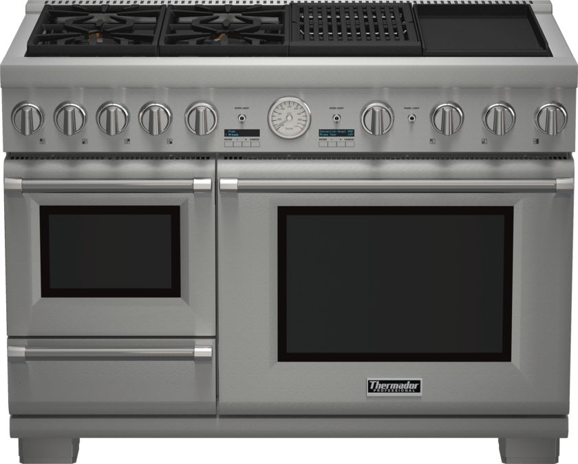 Cuisinière pose-libre large avec deux modes de cuisson PRD48NCSGC PRD48NCSGC-1