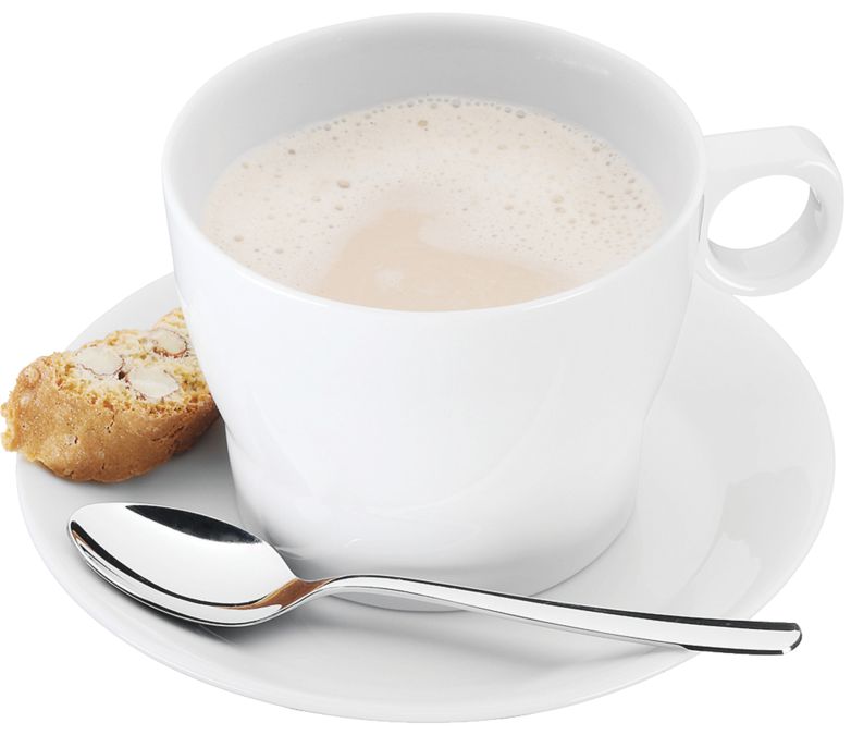 Accesorios para café Taza café con leche de WMF de 22cl. con plato y cuchara Mod. Barista 00573166 00573166-1