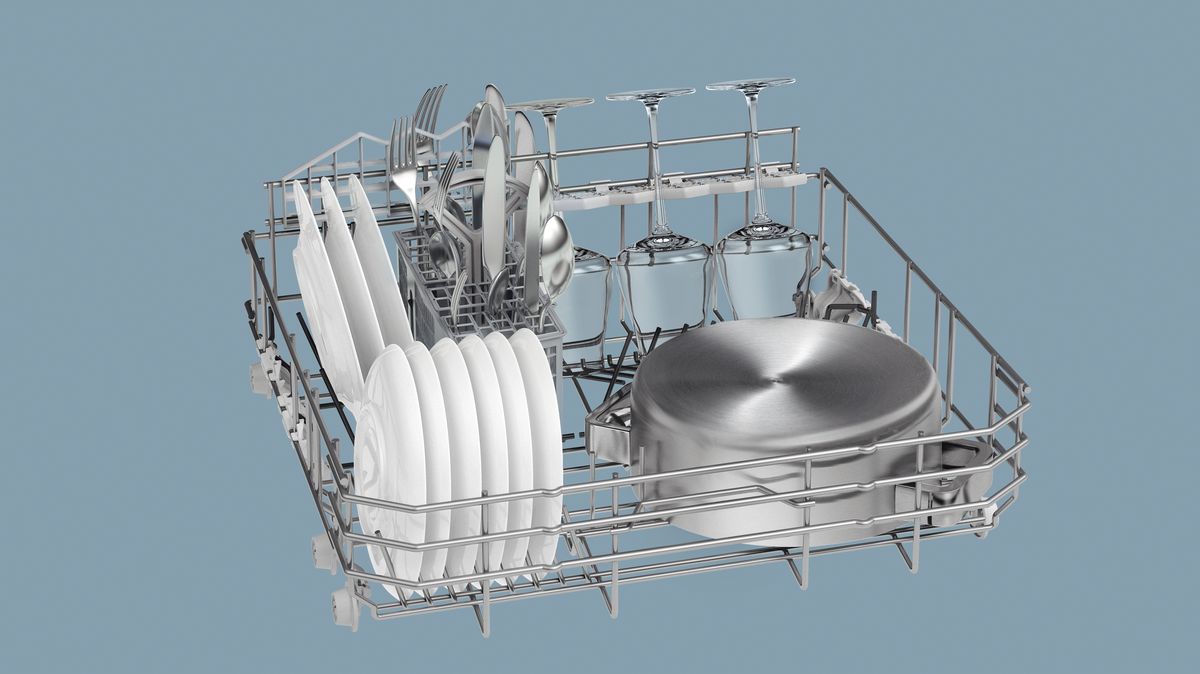 iQ500 Lave-vaisselle compact intégrable 60 cm Metallic SC76M541EU SC76M541EU-8