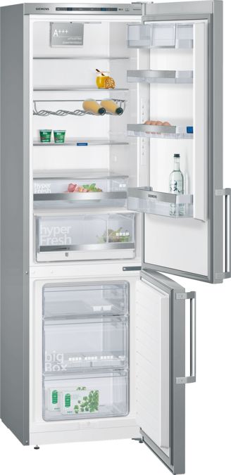 iQ500 Frigo-congelatore combinato da libero posizionamento  inox look KG39EAL43 KG39EAL43-1
