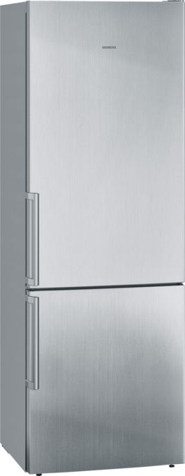 iQ500 Nemesacél ajtók Kombinált hűtő / fagyasztó KG49EBI30 KG49EBI30-3