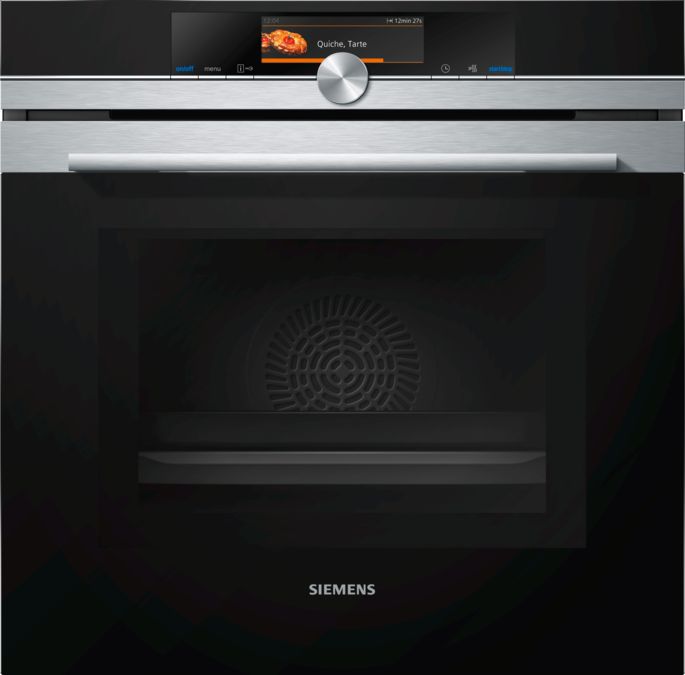 iQ700 built-in oven with microwave-function 60 x 60 cm Stainless steel HM678G4S1 HM678G4S1-1