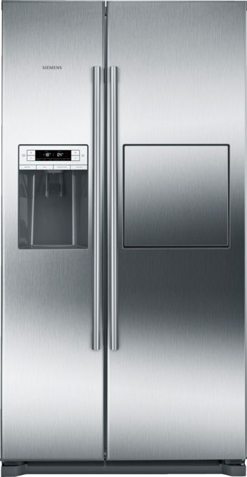 iQ500 noFrost, Side-by-Side hűtő/fagyasztó Jég- és vízadagoló, Home Bar Nemesacél ajtók KA90GAI20 KA90GAI20-2