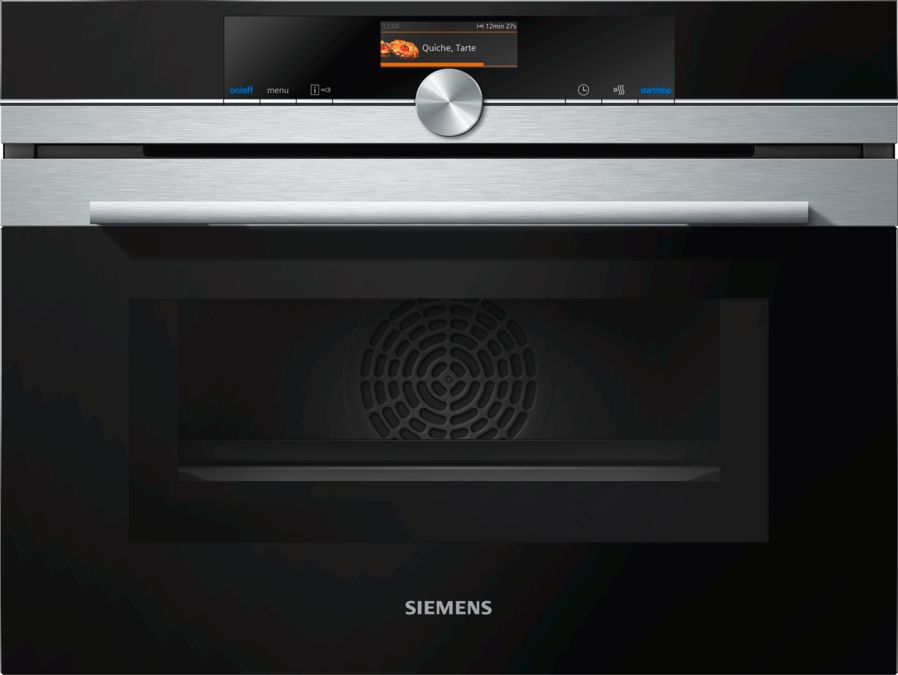 iQ700 Compacte oven met magnetron 60 x 45 cm Inox CM676GBS1 CM676GBS1-1