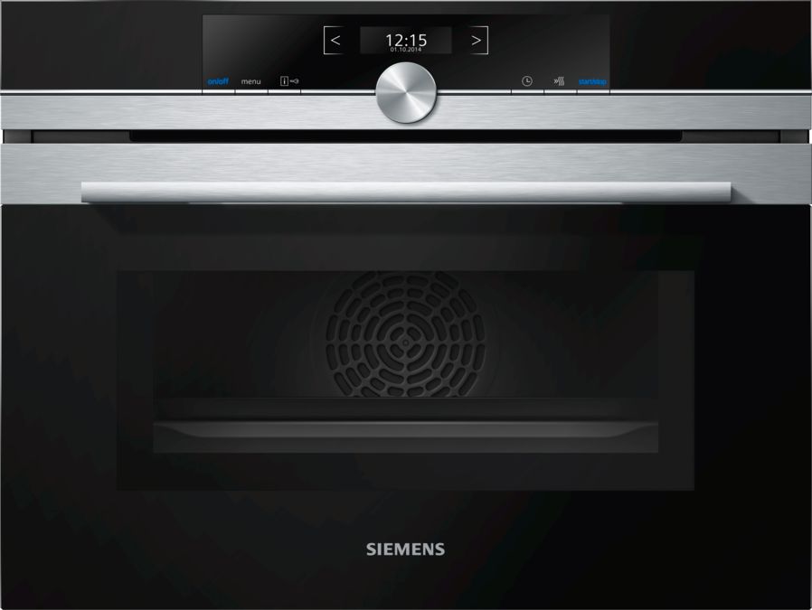 iQ700 Built-in compact oven with microwave function 60 x 45 cm Stainless steel CM633GBS1B CM633GBS1B-1