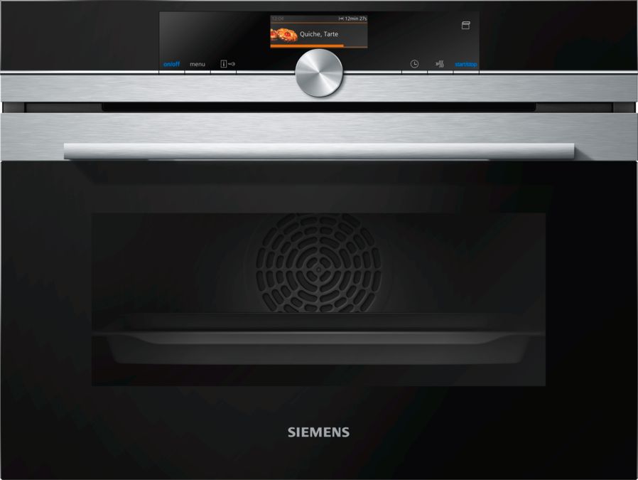 iQ700 Built-in compact oven with steam function Stainless steel CS656GBS1B CS656GBS1B-1