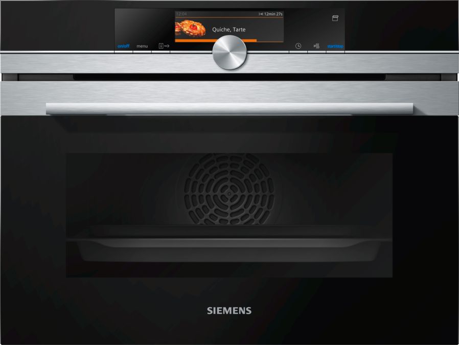 iQ700 Built-in compact oven with steam function Stainless steel CS658GRS1 CS658GRS1-1