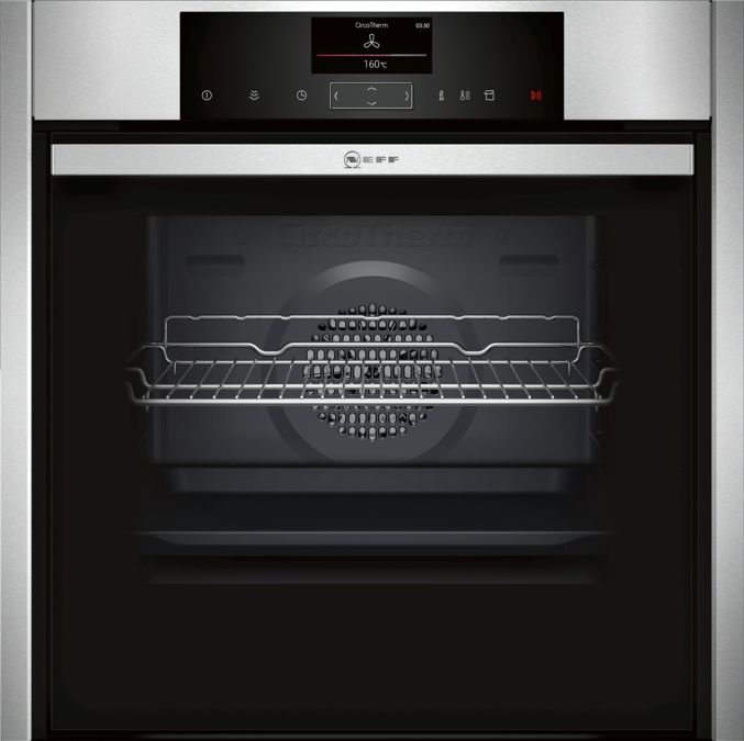 N 90 Built-in oven with added steam function 60 cm Inox B55VS22N0 B55VS22N0-1