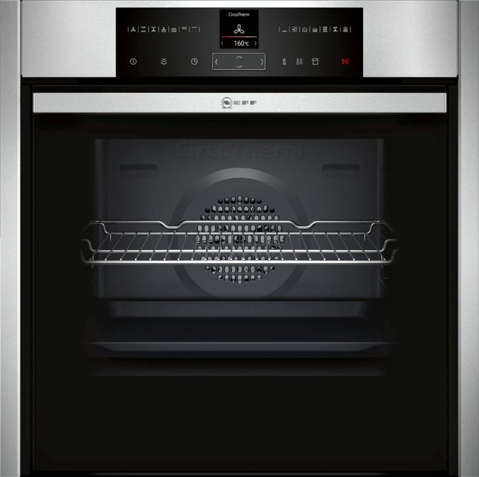 N 70 Built-in oven with added steam function 60 x 60 cm Inox B45VR22N0 B45VR22N0-1