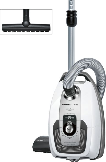 Bagged vacuum cleaner Q 8.0 silencePower VSQ8SIL66A VSQ8SIL66A-1