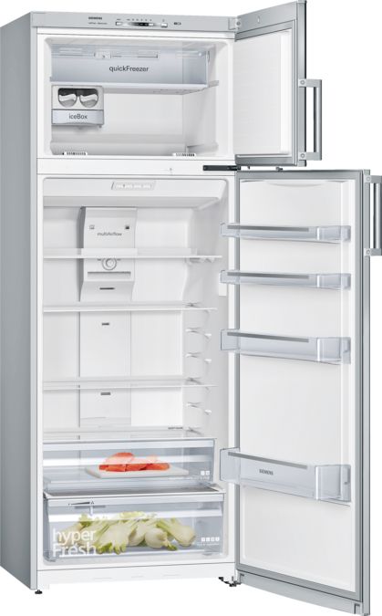 iQ300 Frigo-congelatore doppia porta da libero posizionamento 186 x 70 cm inox-easyclean KD46NVI20 KD46NVI20-1