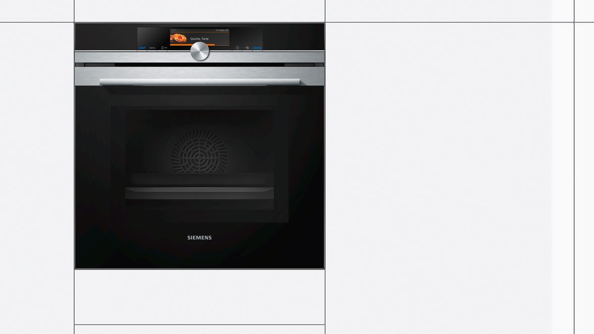 iQ700 built-in oven with microwave-function 60 x 60 cm Stainless steel HM678G4S1 HM678G4S1-2