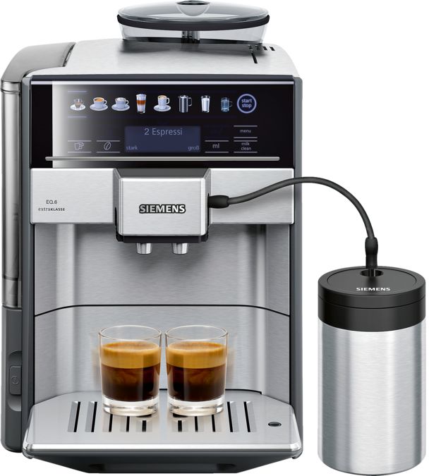 EQ.6 extraKlasse Kaffeevollautomat Edelstahl TE607F03DE TE607F03DE-1