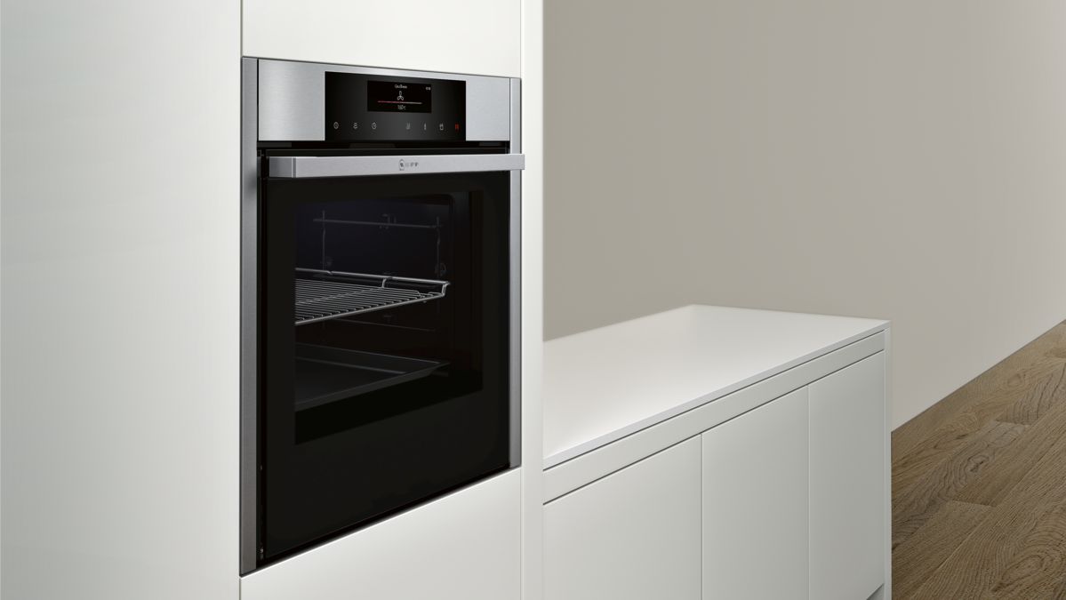 N 90 Built-in oven with added steam function 60 x 60 cm Inox B56VT62N0 B56VT62N0-2